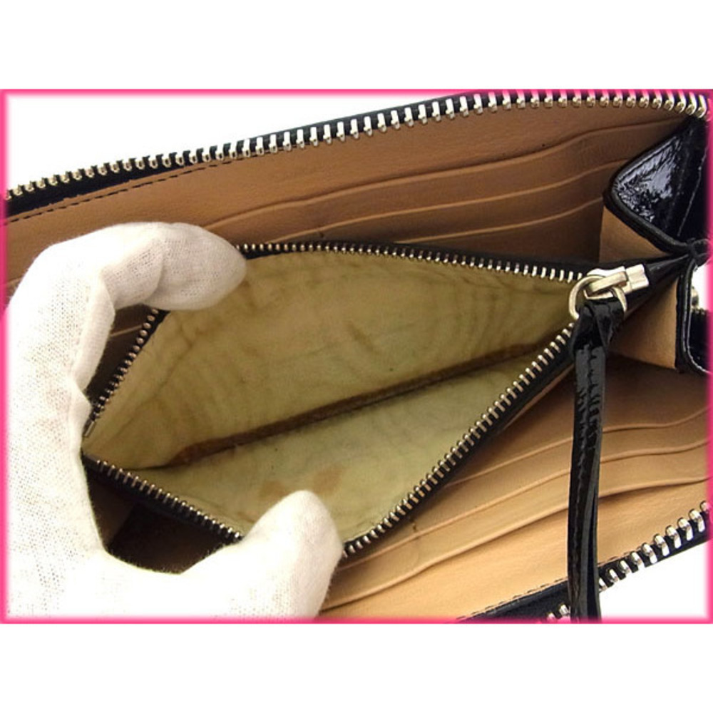 Chloe Wallet Black Battington key long - Picture 5 of 6